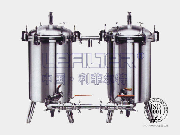 水处置惩罚不锈钢304双联袋式过滤器